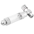 thumbnail image 3 of Aquarium System CO2 Regulator,Aquarium System CO2 Regulator Bubble Counter Needle Check Valve Bubble Counter Fish Tank Accessory [Dual Head Micro-metering Valve + Bubble Counter], 3 of 9