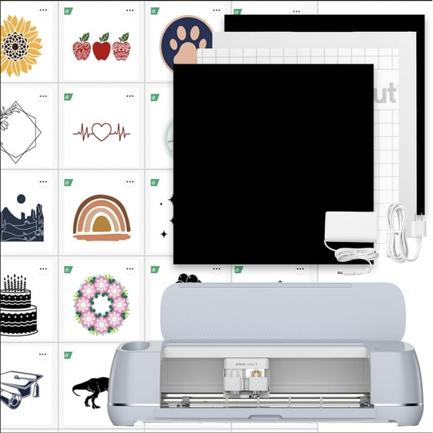 Cricut Maker 3 & Paquete de Biblioteca de Contenidos Digitales (con 30 Imágenes en la Aplicación Design Space) Máquina de Corte Inteligente, Corta Más d
