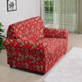 thumbnail image 3 of XYZCANDO Christmas Candy Cane Couch Covers Chair Sofa Covers Stretch Printed Armchair Slipcover Couch Cushion Covers Washable Furniture Protection for Pet Kids, 3 of 6