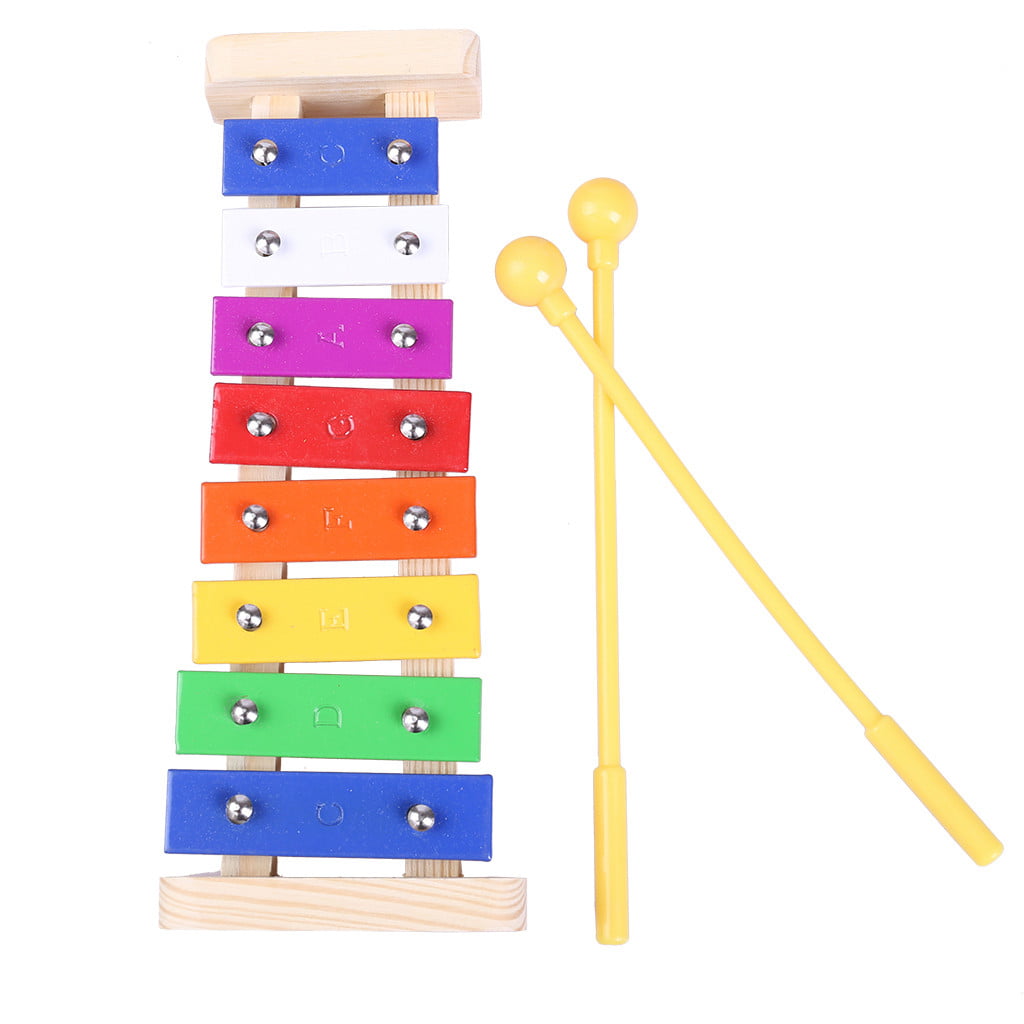 24Pcs Children's Wooden Percussion Instruments Promote Early Education 