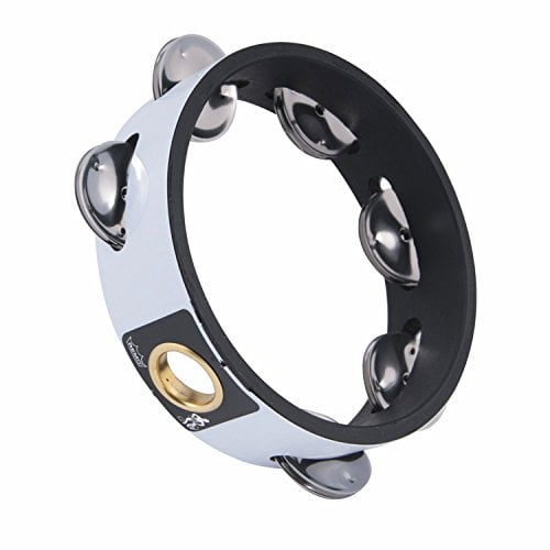 Remo Headless 6 inch Tambourine (Single Jingle; White; Age 12 )