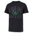 thumbnail image 2 of Men's '47 Black Colorado Rockies Pitchout Franklin T-Shirt, 2 of 3