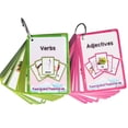 thumbnail image 2 of Tarjetas Flash de verbos/adjetivos, tarjetas Flash en inglés, tarjetas de bolsillo, juguetes de aprendizaje para niños, material educativo para niños de preescolar, 2 of 5