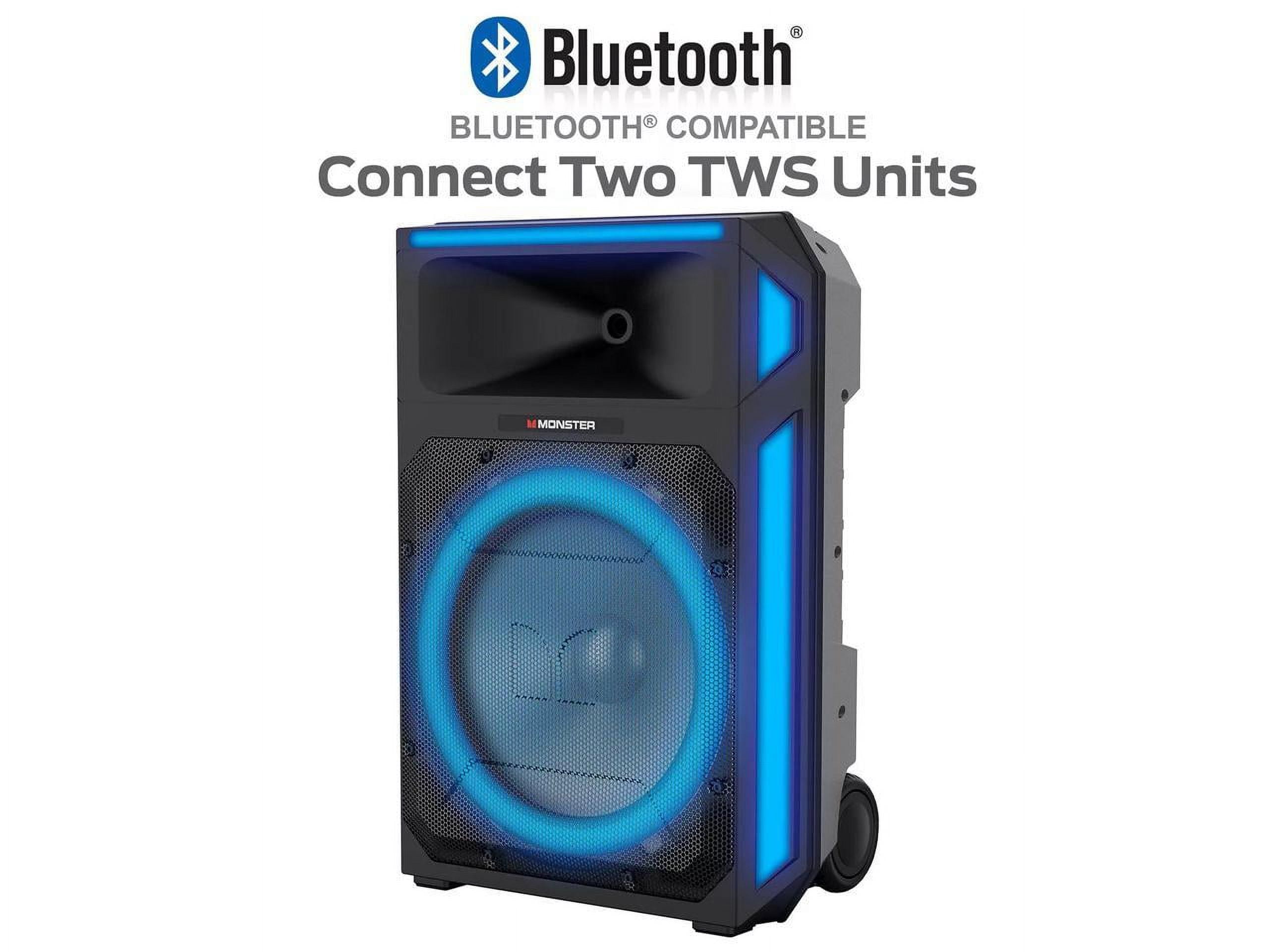 Restored Monster X6 All-in-One PA Bluetooth Speaker System (Refurbished)