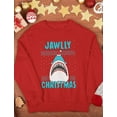 thumbnail image 4 of Tstars Womens Ugly Christmas Sweater Jawlly Christmas Xmas Party Shark Christmas Gift Funny Humor Holiday Shirts Xmas Party Christmas Gifts for Her Women Sweatshirt Ugly Xmas Sweater, 4 of 6