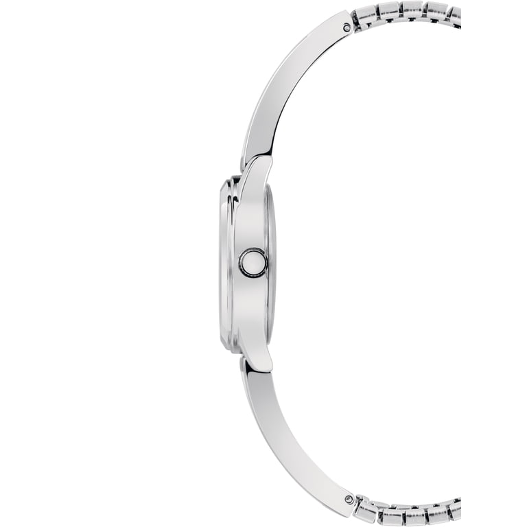 Timex Women\'s Silver Bangle Watch with White Dial Timex Women Stretch Bangle Watch | Mercari main image 4