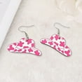 thumbnail image 3 of Fasijew Wooden Earrings For Women Stylish Everyday Earrings 541，Stylish Wooden Cowgirl Earrings, Western Hook Piercing Dangle Jewelry, 3 of 7