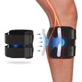 thumbnail image 1 of DEBGFS 1pc Sciatic Pain Brace with Dual Pressure Pads - Dual Active Technology  Hand Washable  Spandex Material  Double Loop Closure  Adjustable Support for Running & Nerve Pain  Pain Prod,Black,none, 1 of 6