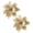 Gold, variant on ZZyuan Christmas Artificial 3 Layer Glitter Stereo Simulation Ornaments Christmas Decorations For Christmas Tree Wreath Garland Box Holiday Xmas Home Decor 2 Pack