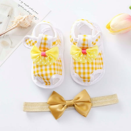 

Leutsin Toddler Baby Girls Boys Baby Shoes Soft Sole Non-slip Baby Toddler Sandals