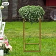 thumbnail image 5 of 5 Pcs Gold Flower Stand for Wedding , Gold Vase Metal Column Stand, Floor Vase Table Centerpieces for Reception, 23.6inch Wedding Flower Stand, Flower Column Stand for Wedding Home Party Decorations, 5 of 7