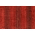 thumbnail image 1 of Ahgly Company Machine Washable Indoor Rectangle Contemporary Red Area Rugs, 5' x 7', 1 of 7