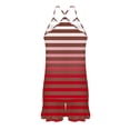 thumbnail image 4 of Conjunto de pijama de poliéster con tirantes finos y estampado de moda para mujer, 4 of 8