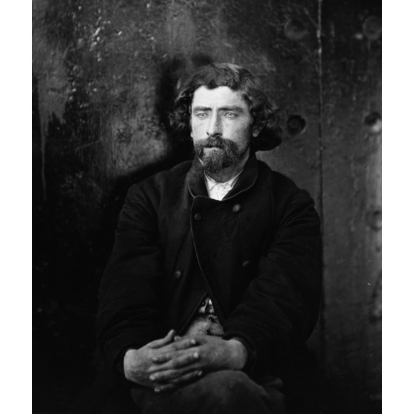 Hartman Richter A Lincoln Assassination Conspirator In Maniacals At The Washington Navy Yard. This Photograph Was Taken On One Of The Monitors History (18 x 24)