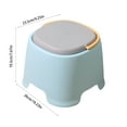 thumbnail image 2 of Ohufall Plastic Mini Stool For Home Thickened For Living Room Bathroom Shoe Changing Sturdy And Lightweight Small Stool Portable Stool, 2 of 2