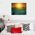 thumbnail image 4 of Nawypu Boho Minimalist Wall Art Sun Ray Boho Canvas Prints Mid Century Modern Pictures Sunrise Sunset Poster Sun And Sea Art Mid Century Modern Paintings For Wall Boho Artwork Sun Line Art, 4 of 4