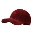 thumbnail image 4 of Moocorvic Womens Baseball Caps Low Profile Adjustable Classic Fitted Hat for Men,Wine, 4 of 5
