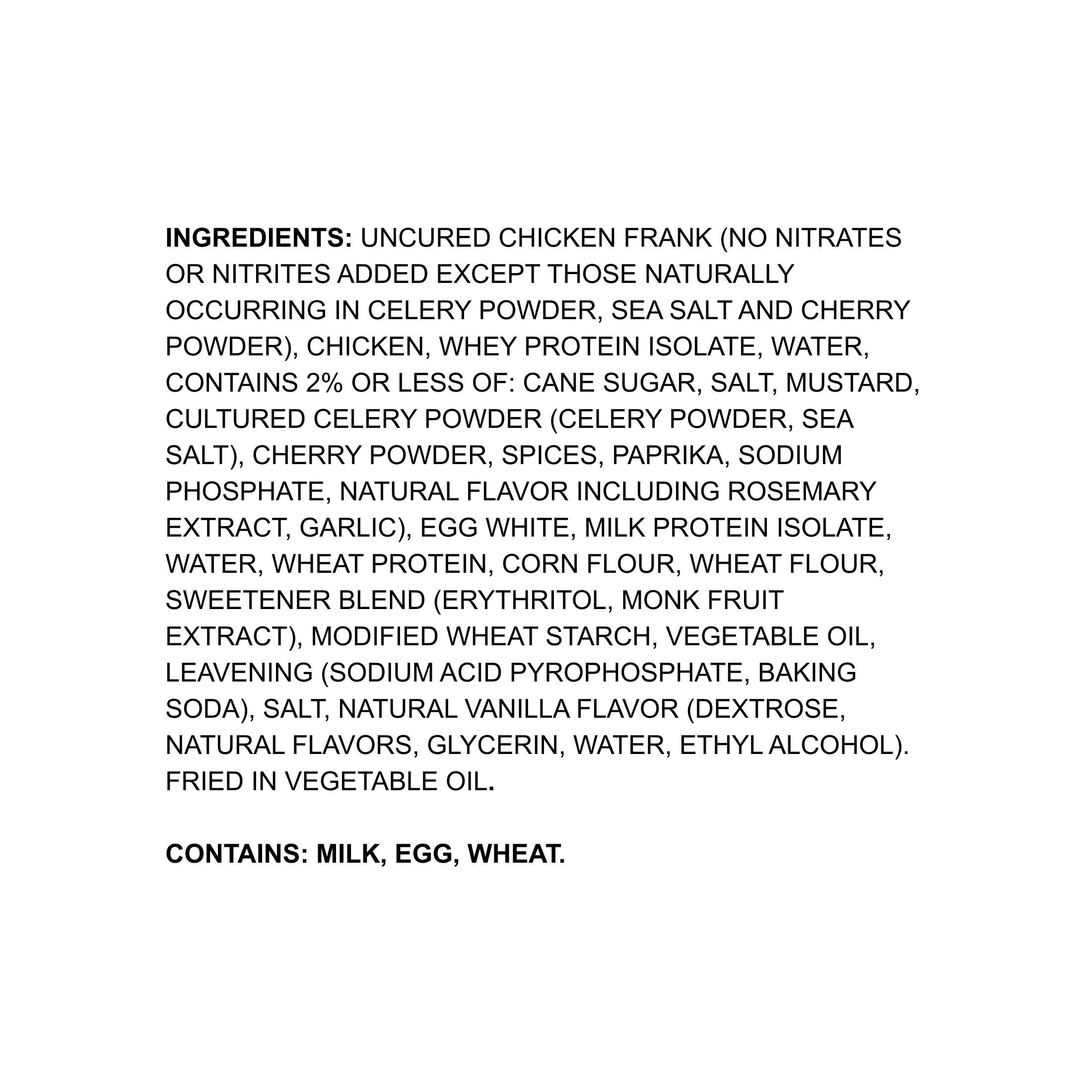 Realgood Foods Co. Protein Crunch Chicken Corn Dogs, 5 Count Box (Frozen)