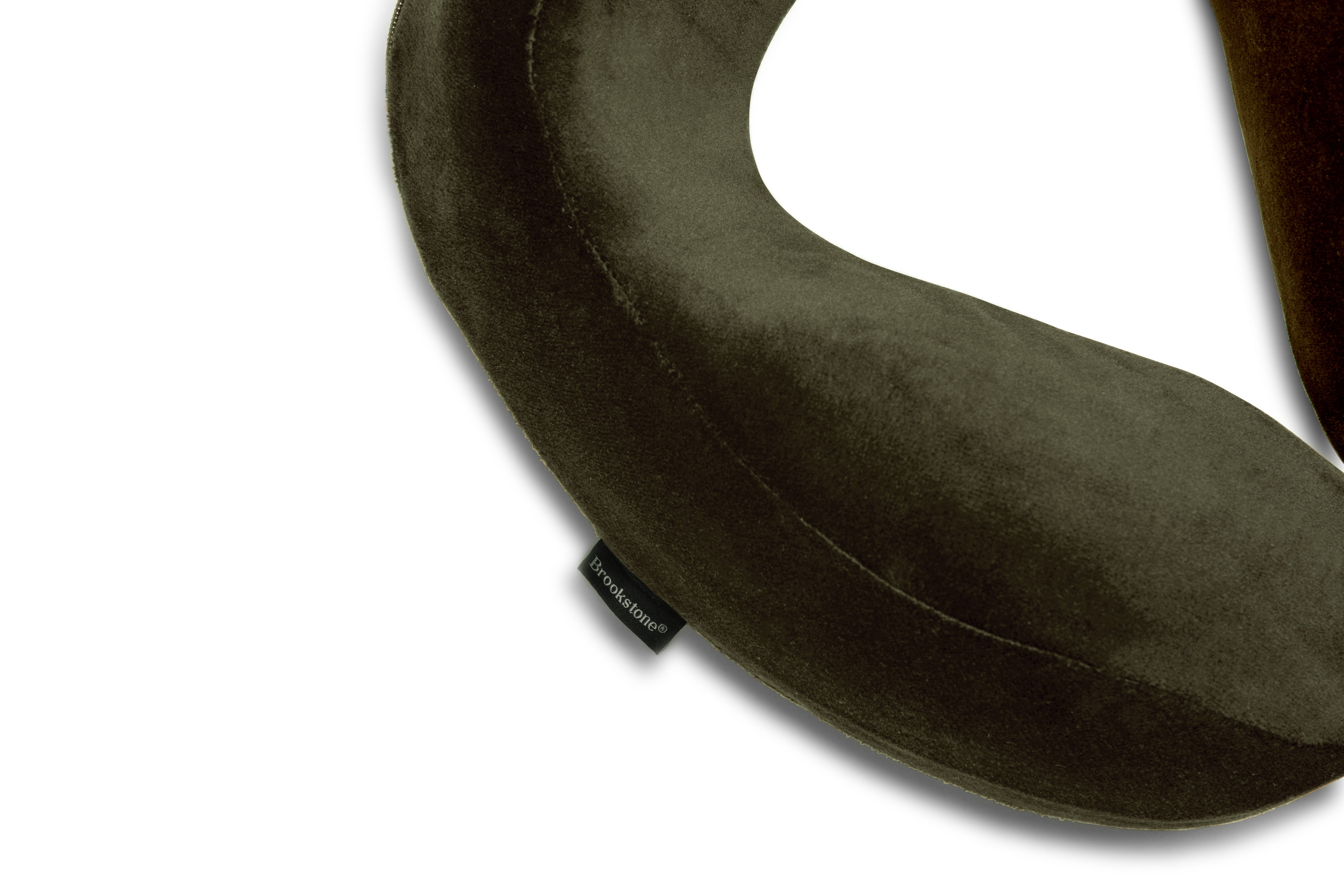 Brookstone Travel Neck Pillow  Contoured Head Memory Foam Neck Support Pillow for Travelling  (图3)