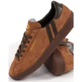 thumbnail image 3 of Patrick Monaco Mens Brown Lace Up Suede Casual Walking Trainers Terrace Shoes, 3 of 6