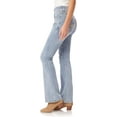 thumbnail image 3 of WallFlower Women's Luscious Curvy Bootcut Mid-Rise Insta Stretch Juniors Jeans (Standard and Plus), 3 of 4
