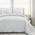 thumbnail image 6 of Lush Decor Quilt Set, Full, Multi-color, 3 Piece, 6 of 9