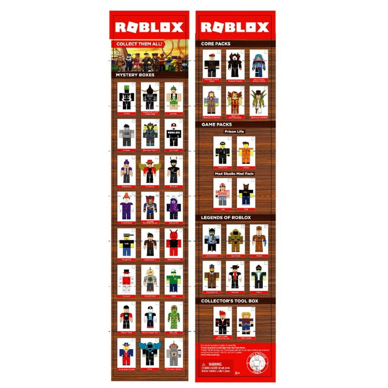 Roblox Action Figure Mystery Blind Box, 2-Pack - Series 12 -  Mix & Match Collectible Minifigures & Accessories w/Exclusive Virtual Item  Code - Gift for Kids - 8+ : Toys & Games