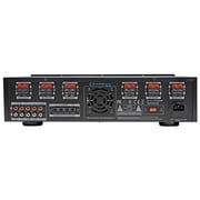 Technical Pro 6000 Watt Bluetooth Karaoke Amplifier Receiver w/ USB, SD+(2) Mics