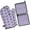 Purple Boston Terrier, variant on Rainbow Puppy Kitchen Oven Mitt and Pot Holder Sets 2 Pcs for Baking, Cooking and Grilling, Heat Resistant Up To 392 °F