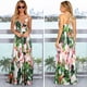 thumbnail image 5 of 2023 Vestidos largos informales de verano para mujer, vestidos de verano sin mangas hasta el suelo, vestido con cuello en V, blanco, M, 5 of 5