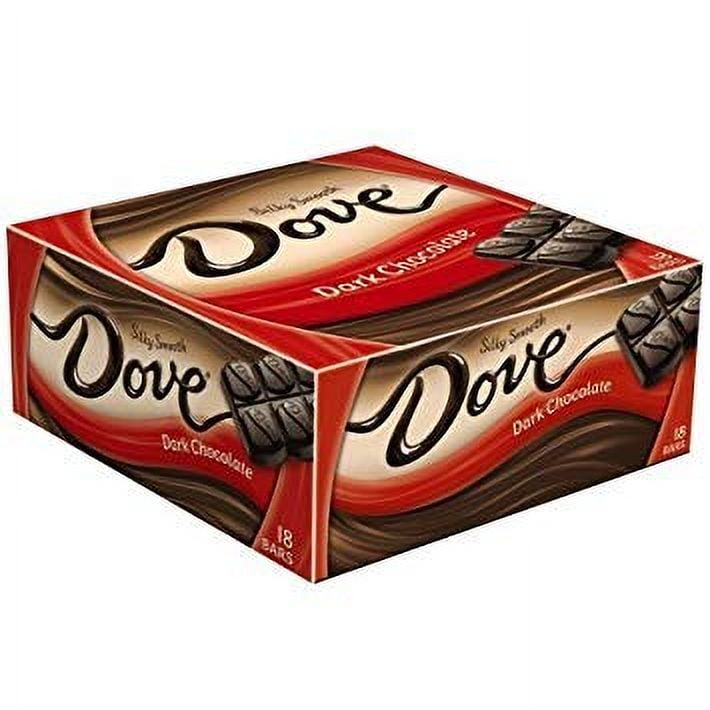Dove Dark Chocolate Silky Smooth: 18 Bars Of 1.44 Ounce Packaging May Vary