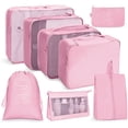 thumbnail image 2 of Bolsa de almacenamiento de viaje, conjunto de siete piezas, subenvases de cosméticos para lavado digital, bolsa de almacenamiento para ropa, zapatos, equipaje, bolsa de viaje, 2 of 6