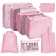 thumbnail image 4 of Bolsa de almacenamiento de viaje, conjunto de siete piezas, subenvases de cosméticos para lavado digital, bolsa de almacenamiento para ropa, zapatos, equipaje, bolsa de viaje, 4 of 6