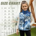 thumbnail image 7 of Uorisanigo Girls Boys Zippered Vest Lightweight Sleeveless Full Zipper Kids Snow Mountain Wolf Jackets Soft and Comfortable Stand Collar Coat Warm Outwear for Fall & Winter, 7 of 7