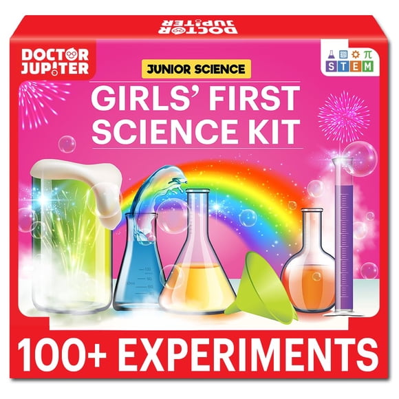 Kit de experimentos científicos Doctor Jupiter para niñas de 4 a 8 años