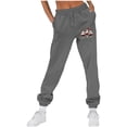 thumbnail image 2 of Zxlsdmn Christmas Sweatpant Womens Funny Graphic Cinch Bottoms Sweatpants Loose Drawstring Waist Sweat Pant Comfy Athletic Workout Trousers with Pocket XL, 2 of 5
