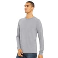 thumbnail image 3 of BELLA + CANVAS Men’s Long Sleeve T-Shirt, Multicolor Pullover Crew Neck Triblend Long Tee, ( 10 Pack, S ), 3 of 5