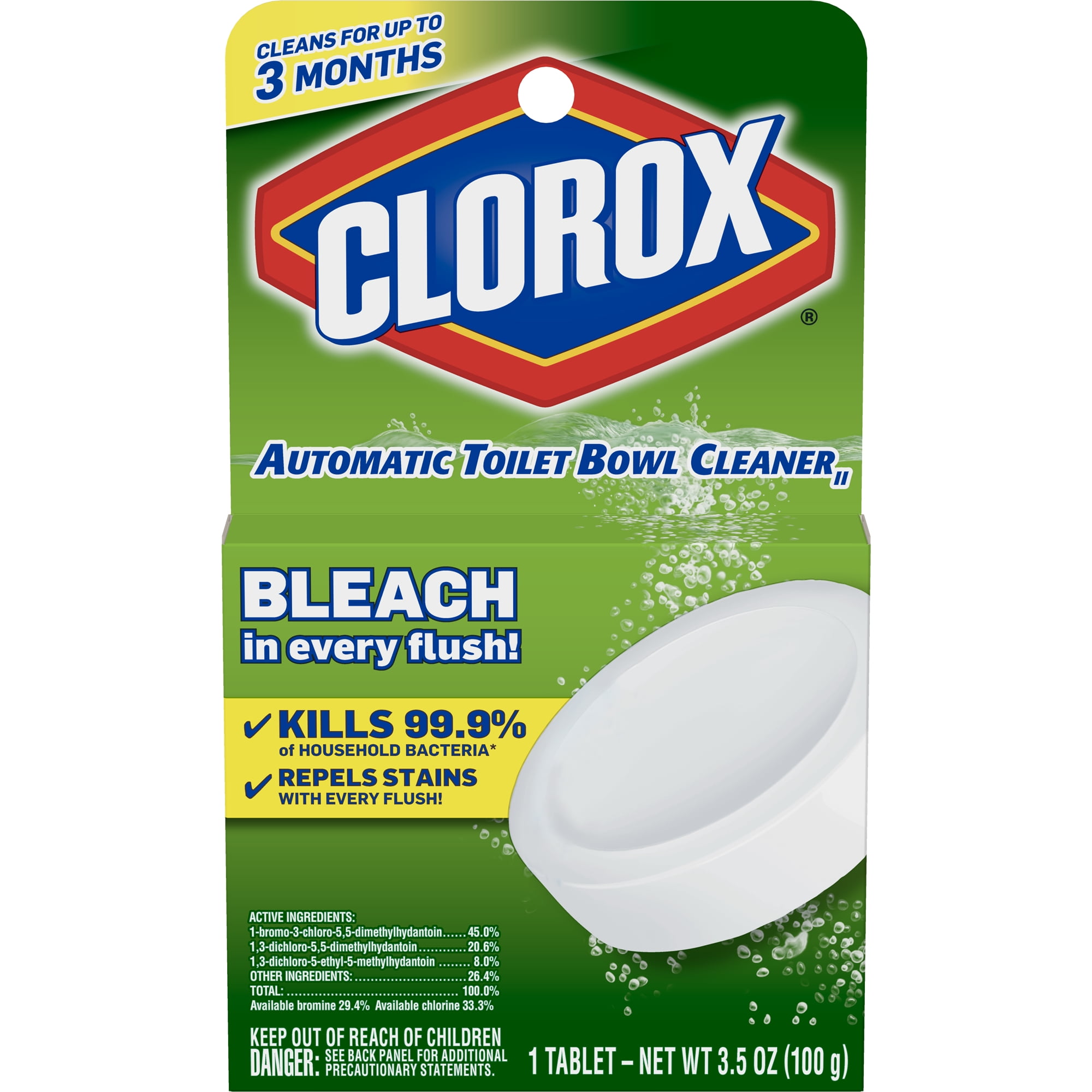 Clorox Automatic Toilet Bowl Cleaner, 3.5 oz, 1 pk