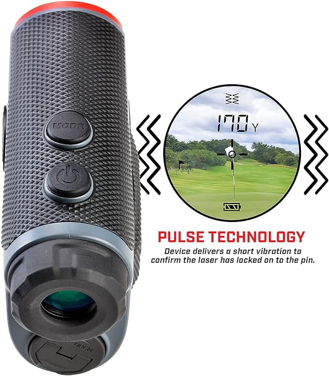 Callaway 300 Pro Golf Laser Rangefinder with Slope Measurement, 6x Magnification, Carry Case