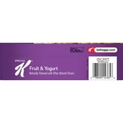 Kellogg's Special K Breakfast Cereal, Family Breakfast, Fiber Cereal, Family Size, Fruit and Yogurt, 19.1oz Box (1 Box)
