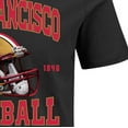thumbnail image 4 of San Red Francisco City T-Shirt for Men Short Sleeve Vintage Printed Apparel Tshirt Football Sports for Adult, 4 of 6
