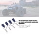 thumbnail image 1 of Accesorio de coche RC soporte de fijación duradero Piezas de juguete de coche RC Body Shell Clip Pin Set interior para principiantes Traxxas ANGGREK  Otros, 1 of 7