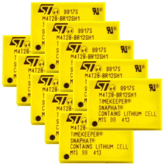 10x M4T28-BR12SH1 Battery Compatible with St Microelectronics 49736865ND
