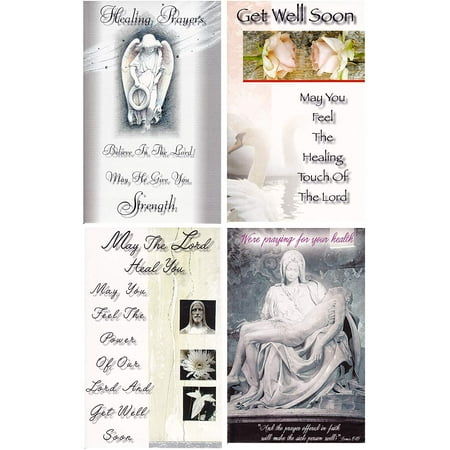 Religious Get Well Cards  Assorted 12 Pack  Walmart.com