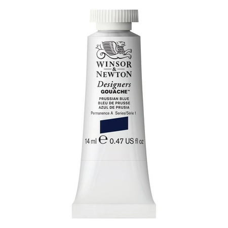 UPC: 0000050947416 | Winsor & Newton Designers Gouache Color  14ml  Prussian Blue