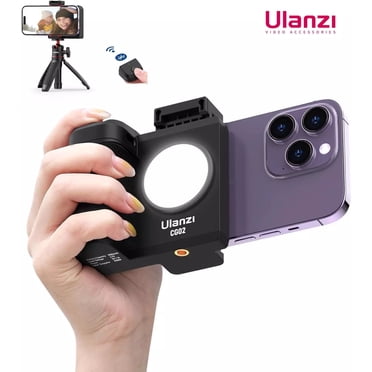 Ulanzi CG02 Smartphone Camera Grip Wireless Bluetooth with Fill Light CRI 95  15M Remote Connection