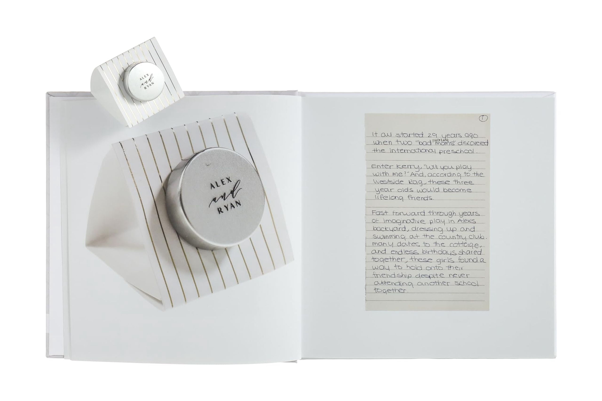 Cards By Artkive Wedding Card Keepsake Album - We Transform Your Cards into a Keepsake Premium Organizer Book, Combine with Uploaded photos, Save the Date, Menus and other detail (Recycle Cards)