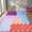 Colorful, variant on Musicwaker Pink and White Checkered Printed Rug, Short Plush Printed Carpet, Soft Indoor Decor Rug for Bedroom, Living Room, Office, Home Decor, 5x8ft