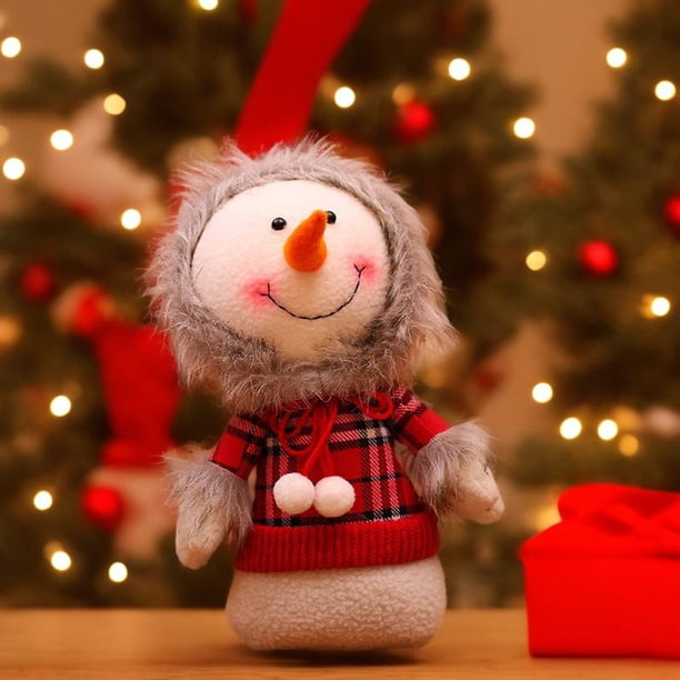 Ganfancp Familia Navideña de Cuatro Muñecos de Nieve Figurita Ofertas de La Semana 1* Muñeco de Nieve