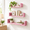 Pink, variant on White Floating Shelves Set Of 3 Solid Wood Wall Mounted